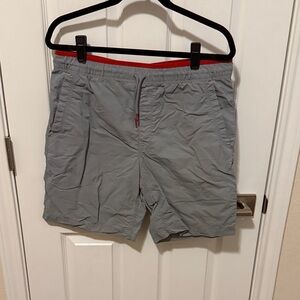 The North Face Red and Gray Active Shorts